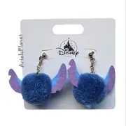 Disney Parks Lilo & Stitch Plush Dangle Earrings