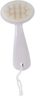 WOONEKY Manual Face Cleaner Tool Blackhead Exfoliator Brush Soft Bristles Long Handle for Skincare