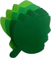 Die Cut Leaves - Foam Leaves 24 Pcs Leaf Cutouts for Bulletin Board & Craft Proj
