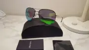 Prada Linea Rossa Aviator SPS50R 1BC-1mo / Green Mirror Sunglasses