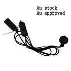 Free E14 15w globe 1 x black Salt Lamp power cord Au approved 1.8M