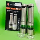 Russell Hobbs RHPK4000 Salt And Pepper Mills, Brushed, Silver FAST SHIPPING