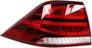 LED Tail Light, Compatible With Mercedes-Benz W166 GLE320 GLE350 GLE400 GLE500 GLE550 2016-2019 Brake Lamp(Outer Left)