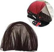 IWOWHERO Pram Cover Bed Net Foldable Stroller Net for Cradle Mesh Crib Tent Net Stroller Net Mesh Tent Crib for Stroller Net Mesh Bed Insect Net Coffee