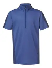 Kerrits Kids Always Cool Ice Fil Short Sleeve Shirt Solid - True Blue