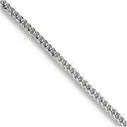 [JewelryWeb] 925 Sterling Silver Solid Polished Chain Necklace 0.8mm Lobster Claw Jewelry Gifts for Women - Length Options: 41 46 51 61