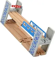 Train Wooden Bridge Track Set Expand Your Child's Railway Toys Collection Model Toys for Boys Girls