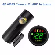 4K Camera AI Dashcam HUD Multi-Fuction Head Up Display Navigation
