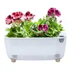 Plant Pot Self Watering Flower Planter Plant Container Jar Decorative Nursery