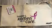 AWP Cloth Pouch Waist Canvas Tool Bag Susan G Komen New