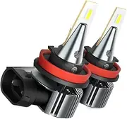 TGMGADANTV 2Pcs H8 H11 Led 3000K 6500K PSX26W PSX24W H10 H16 H27 880 881 LED Car Fog Lights Bulb H3 5202 9005 9006 DRL Driving Lamp 12V fog lamp(6500K White,H8)
