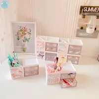 在飛比找蝦皮購物優惠-Xstore2 Cute Double Drawers Co