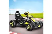 Rigo Kids Pedal Go Kart Ride On Toys Racing Car Plastic Tyre Black