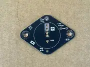 SINGLE-SECTION Can Capacitor Replacement Adapter Mount Plate 1" Small Can Cap