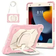 For iPad Air 4th Gen 10.9" Case Kids Heavy Duty Shockproof Cover - Peach Pink