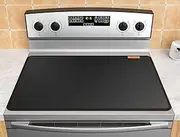 Heat Resistant Stove Cover - 30x21 Inch Fireproof Glass Protector for Electric Oven, Waterproof Cooktop Mat