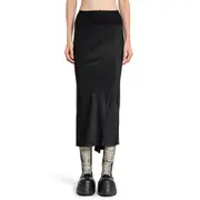[RICK OWENS] Porterville Calf Bias Skirt Black