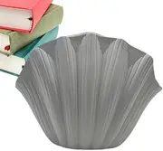 [Generic] Shell Vase | Unique Vase for Farmhouse Decor - Ceramic Flower Vase, Minimalist Modern Home Decor, Pampas Grass Vases for Table, Bookshelf, Mantel, Entryway, Centerpiece Decor