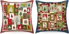 Set of 2 Throw Pillow Covers Grinch Christmas Tree Home Sofa Cushion Case