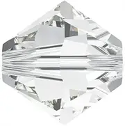 36 pcs Swarovski Elements XILION 5328 bicone Beads 2.4 x 3 mm, Crystal