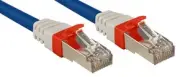 Lindy Cat.6 (A) SSTP / S/FTP PIMF Premium 10.0m networking cable Blue 10 m
