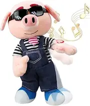 Musical Stuffed Pig Animal Singing Dancing Pig Plush Toy Electronic Interactive Plush Toy