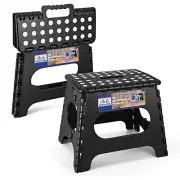 11 Inch Folding Step Stool Plastic Kitchen Step Stools 300Lbs Capacity