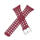 Red Silicone Smart Watch Strap Wristband For SUUNTO M1 M2 M4 M5 M Series