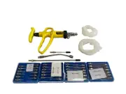 5ml CONTINUOUS NEEDLE VACCINATOR INJECTION DRENCH GUN 48 NEEDLES CATTLE SHEEP