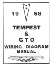 PONTIAC 1968 Tempest & GTO Wiring Diagram 68