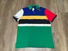 Polo Ralph Lauren Men’s Blue Multi Colorblock Classic Fit S/S Polo Shirt