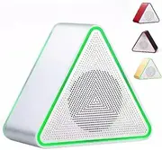 Hype Audio Deep bass Portable Mini Bluetooth Wireless Speaker with RGB Light for Outdoor, Sport, Party, Beach, Travel, Hiking and Camping (Silver)