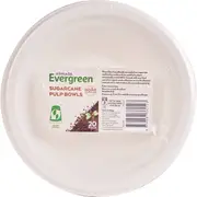 Armada Evergreen Sugarcane Pulp Bowls 20 pack