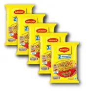Maggi Noodles 2 Minute Masala Noodles 70g (Pack of 5) + Free Priority Shipping