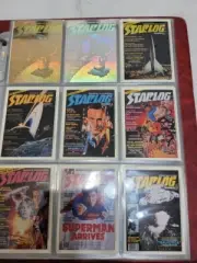 1993 Starlog Magazine Covers Complete Trading Cards Set & 2 holograms Mint