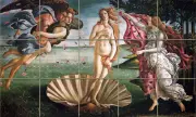 Art Botticelli Mural Ceramic Backsplash Tile #162