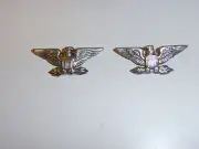 0246 WW 2 US Army and Air Force pair left & Right Colonel's WAR EAGLES R8A