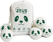 Zeus Urban New Zealand Wool Dryer Balls-Reusable Dryer Balls - Eco-Friendly - Reduce Clothing Wrinkles -Anti Static-Chemical-Free-Organic-Dryer Sheets Alternative (6 Pack)