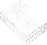 CHILDWEET 2pcs Transparent Cassette Tape Storage Box Audio Cassette Protector Compact Display Case for Vintage Cassettes for Organizing and Safeguarding Tapes