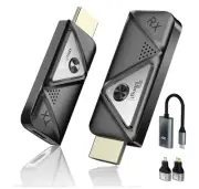 Wireless HDMI Transmitter and Receiver Plug & Play Portable Extender 4K 2.4/5GHz