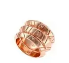 House of Harlow 1960 Rose Gold-tone Aztec Stack Stackable Ring Set Size 6 NWT