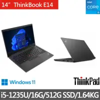 在飛比找momo購物網優惠-【ThinkPad 聯想】Office2021組★14吋i5