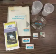 Vintage Howard Johnsons Motel Hotel Lot - Soap Stationary Ashtray Matchbook Map