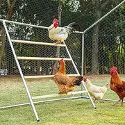 Large Chicken Perch for Coop Wooden Roosting Bar Tranning Perch for Hen Stand140*105cm Bird Perch Chicken Ladder Coop Roosting Essentials for Backyard Poultry