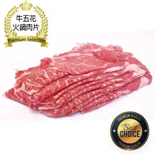 【漢克嚴選】美國Choice牛五花火鍋肉片20盒組(250g±10%/盒 _家庭號)