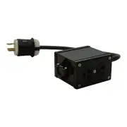 NEW Quad Duplex Receptacle 20A Stringer Box Power / Electrical Distribution Unit