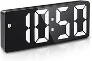ORIA Digital Alarm Clock, LED Alarm Clock with 6.5inch Large Display, USB Powered LED Clock with Date, Snooze, Adjustable Brightness, DST Function, Desk Clock for Home, Office