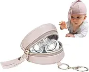 Pacifier Holder Case -Baby Pacifier Case Soother Holder | Holder Soother Pod Box Pacifier Holder Travel | Attach to Diaper Bags, Hold 2 Pacifier Or Nipple Shield