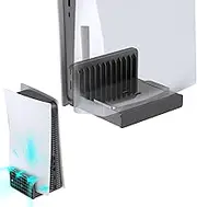 HomeMount PS5 Wall Mount - PS5 Accessories PS5 Wall Mount kit PS5 stand,Mounts PS5 On Wall Behind TV Space Saver Easy to Install（Black）