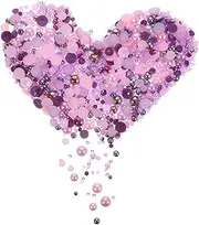 VICASKY Nail Beads Mix Flatback Rhinestones Pearl Charms for DIY Nail Art Create Unique Designs